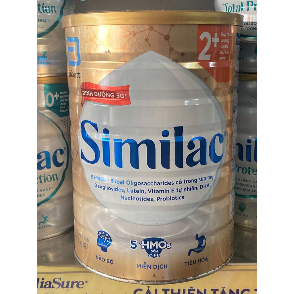 Sữa Bột Similac 2+ HMO 5G 1.6kg (Sale lon hơi cũ như hình)