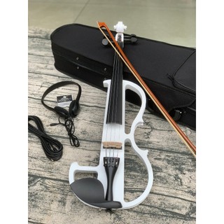 Đàn Violin điện tử size 4/4 đi kèm full phụ kiện, bảo hành 12 tháng - 2 màu trắng và đen