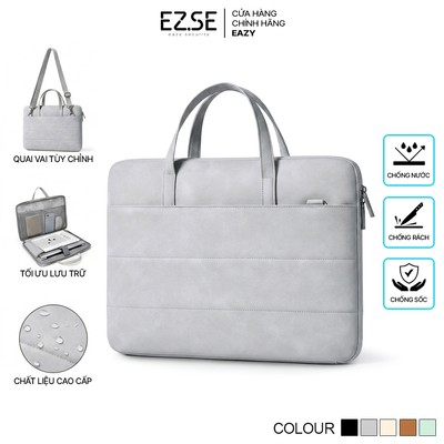 Túi xách công sở cao cấp gọn nhẹ EAZY TLA03 , Túi đựng laptop chống sốc chống nước , Cặp đi làm đẹp