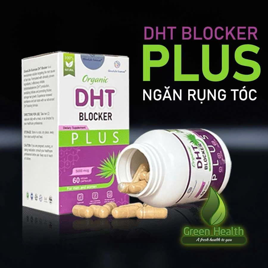 Viên uống DHT Blocker Plus 60 Viên Hỗ Trợ Mọc Tóc, Chặn DHT Dành Cho Nam, Nữ