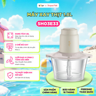 Máy xay thịt bear 1.8l công suất 300w máy xay tỏi ớt, xay đồ ăn dặm cho bé máy xay hạt tiêu động cơ mạnh mẽ ch-5h03e33