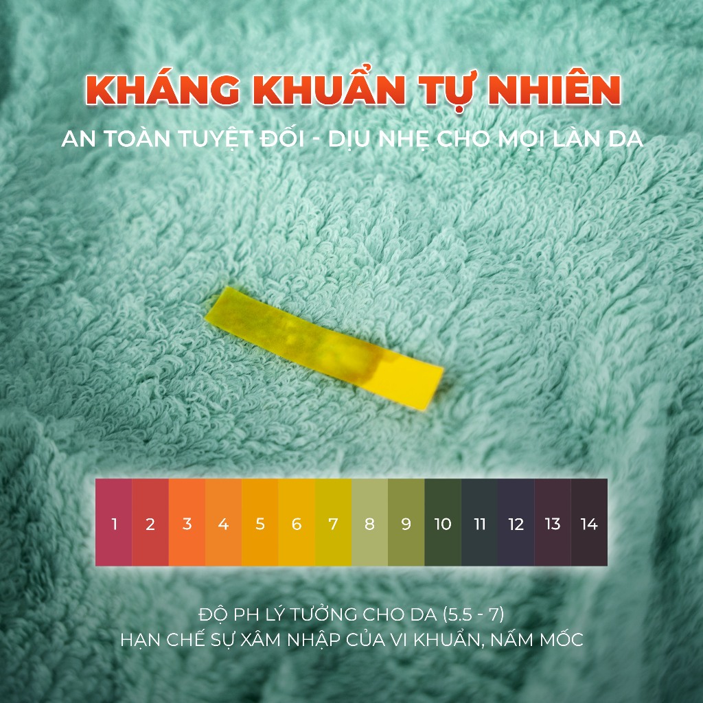 Khăn tắm cao cấp Fuver Premium 70x130cm - 450gr 100% Cotton USA Mềm Mại, Thấm Hút, Kháng Khuẩn | BigBuy360 - bigbuy360.vn