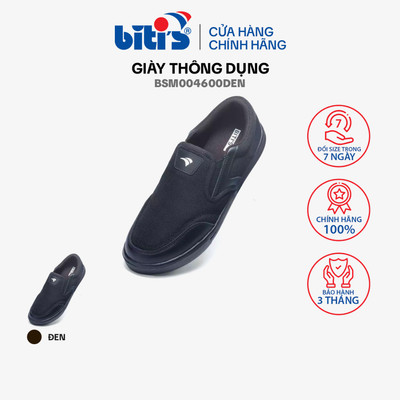 Giày thông dụng Nam Biti's BSM004600DEN (Đen)