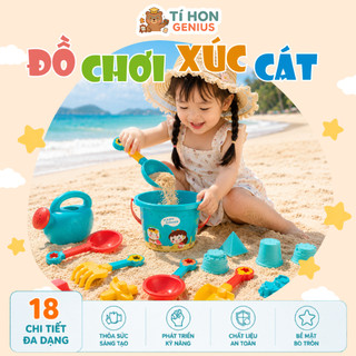[NEW] Bộ Đồ Chơi Xúc Cát Nhiều Chi Tiết Kèm Xô, Xẻng, Đồ Chơi Đi Biển Cho Bé Trai, Bé Gái - BJ895