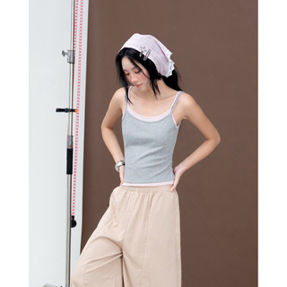 [Hỏa tốc HCM] Áo hai dây phối màu Wika Camisole - Sibling House