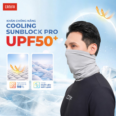 Khăn đa năng chống nắng unisex người lớn CANIFA 5AC26S001