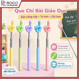 Que Chỉ Bảng Hình Ngón Tay Có Thể Thu Gọn Và Kéo Dài Cho Giáo Viên Và Trẻ Em, Đồ Dùng Học Tập.