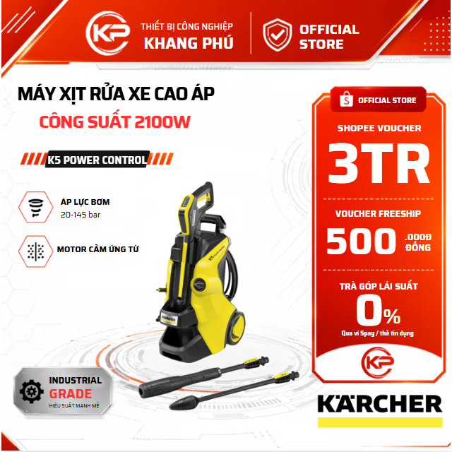 Máy xịt rửa xe cao áp Karcher K5 Power Control 1.324-500.0