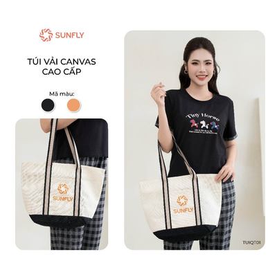 [Màu ngẫu nhiên] Túi vải tole  SUNFLY TUIQT01