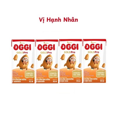 [QUÀ TẶNG KHÔNG BÁN] Lốc SBPS Oggi Gold Pro hạnh nhân 110ml