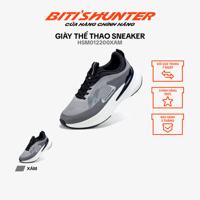 Giày Thể Thao sneaker Nam Biti's Hunter HSM012200XAM (Xám)