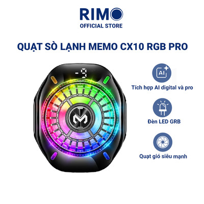Sò Lạnh CX10 RGB Pro Tản Nhiệt Điện Thoại Chơi Game Chính Hãng