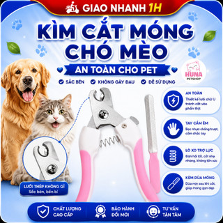 Bộ kìm dũa size To bấm móng thú cưng cho chó mèo - Huna