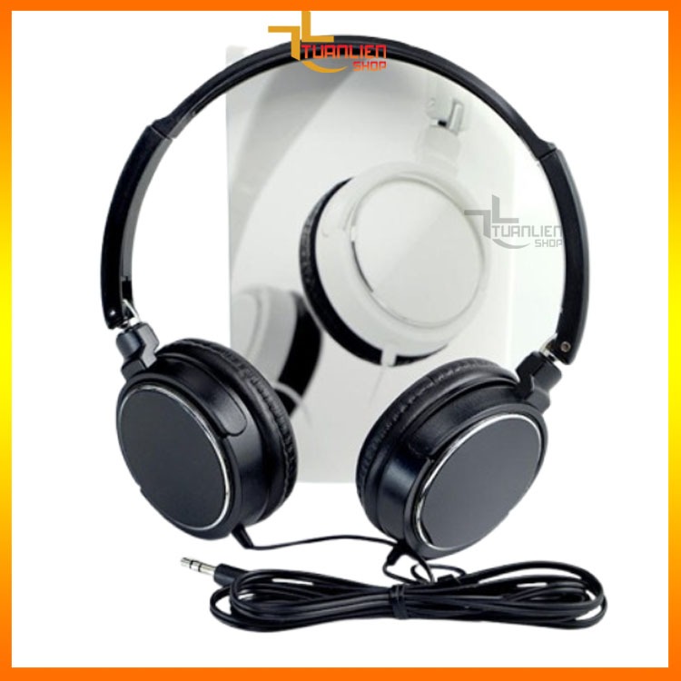 Tai Nghe Chụp Tai Có Dây Màu Đen - Tai Nghe Over Ear F10+ Có Thể Gấp Gọn