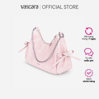 Vascara Túi Đeo Vai Phối Nơ Nhấn Xích Kim Loại - CRO 0003