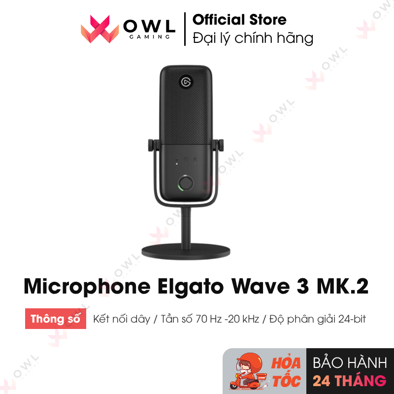 Microphone Elgato Wave 3 MK.2 (hàng chính hãng)