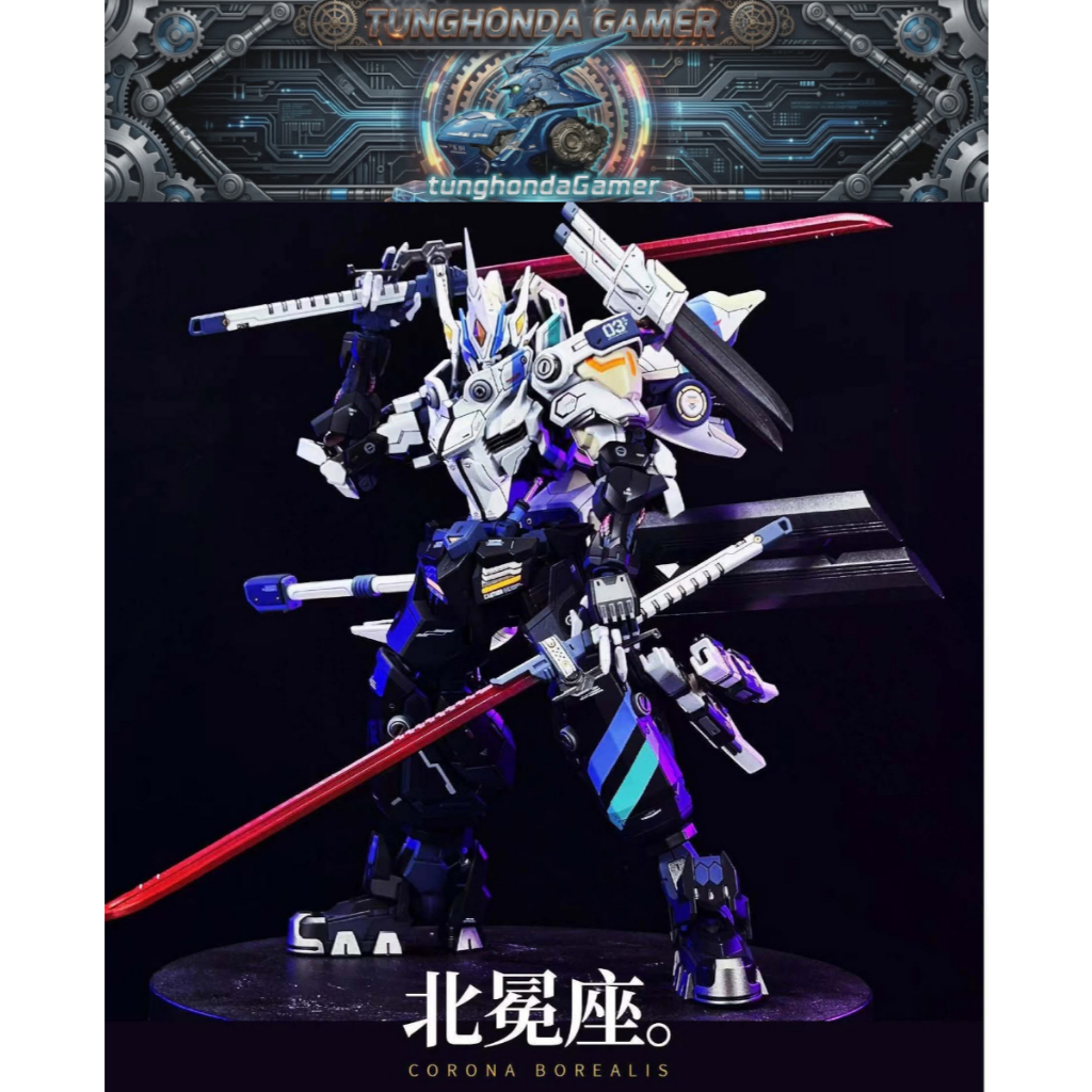 [ĐỌC KỸ MÔ TẢ] mô hình resin MG 1/100 Barbatos Corona Borealis rc | tunghondaGamer