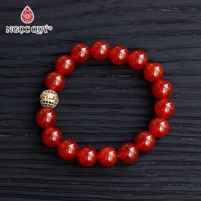 Vòng tay đá tự nhiên phối charm - Mẫu VC1122 - Ngọc Quý