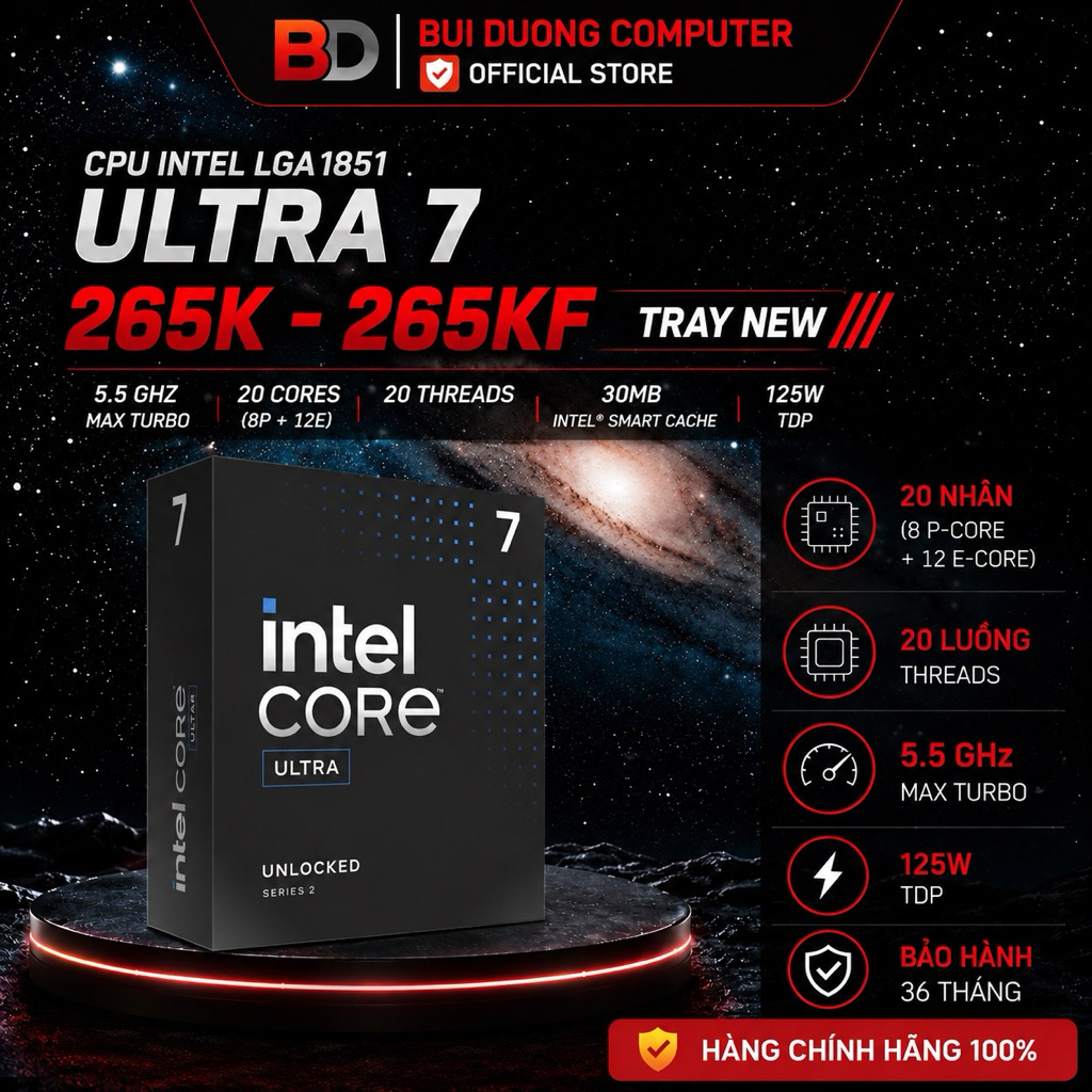 Intel Core Ultra 7 265 CPU