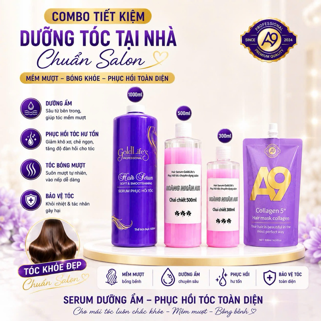 Combo  Serum GoldLife’S  và  Colagen  A9