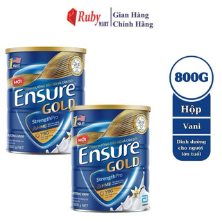 Tặng quà] Combo 2 lon sữa Ensure Gold  800g Chính hãng Abbott (HSD 05/27)