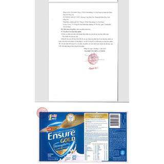 Tặng quà] Combo 2 lon sữa Ensure Gold  800g Chính hãng Abbott (HSD 05/27)