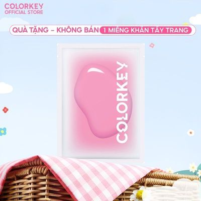 Combo 2 Khăn Giấy Tẩy Trang Colorkey Thiết Kế Gói Di Động Tẩy Trang Nhẹ Nhàng Tiện Lợi