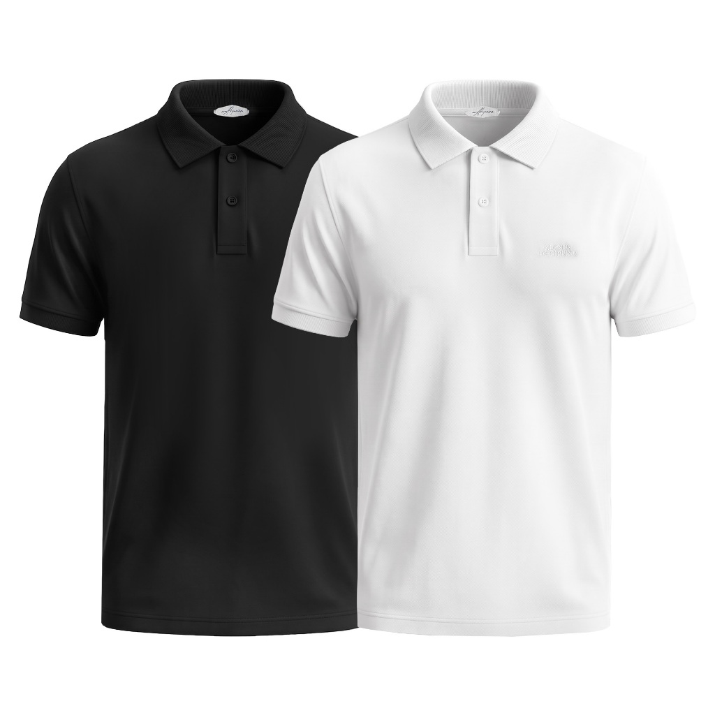 ALCYUS | Áo polo thêu logo "PL-EMLETT BW"