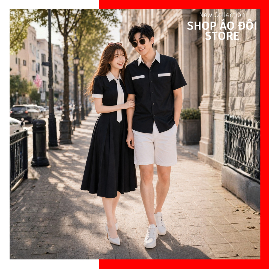 Set couple nam nữ - COUPLE SHOP - đồ đôi nam nữ set couple, đồ đôi đi biển , áo đôi nam nữ