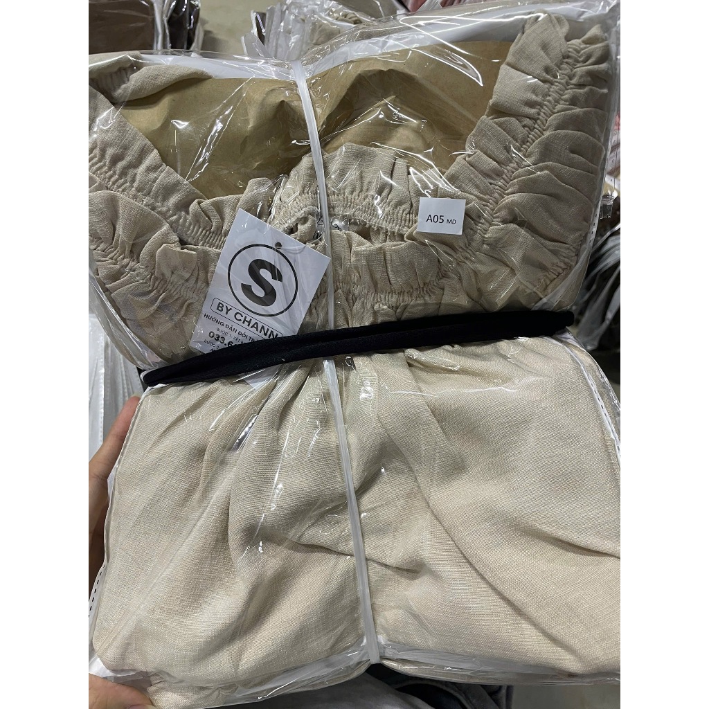 Áo Babydoll BY CHANN (A06) chất liệu linen xước cho nữ