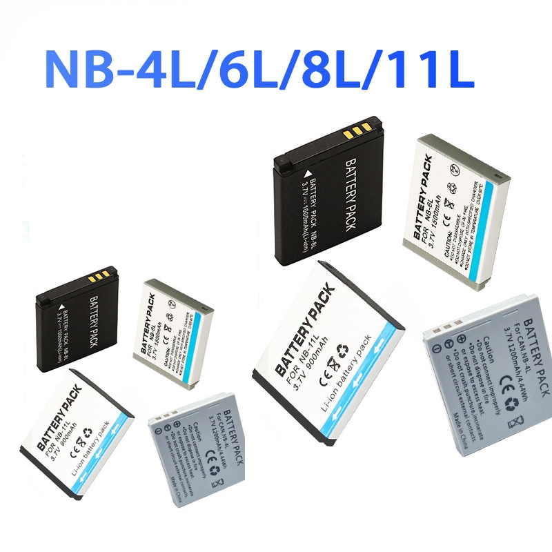 Pin máy ảnh du lịch Canon các loại NB-4L / NB-6L / NB-8L / NB-11L