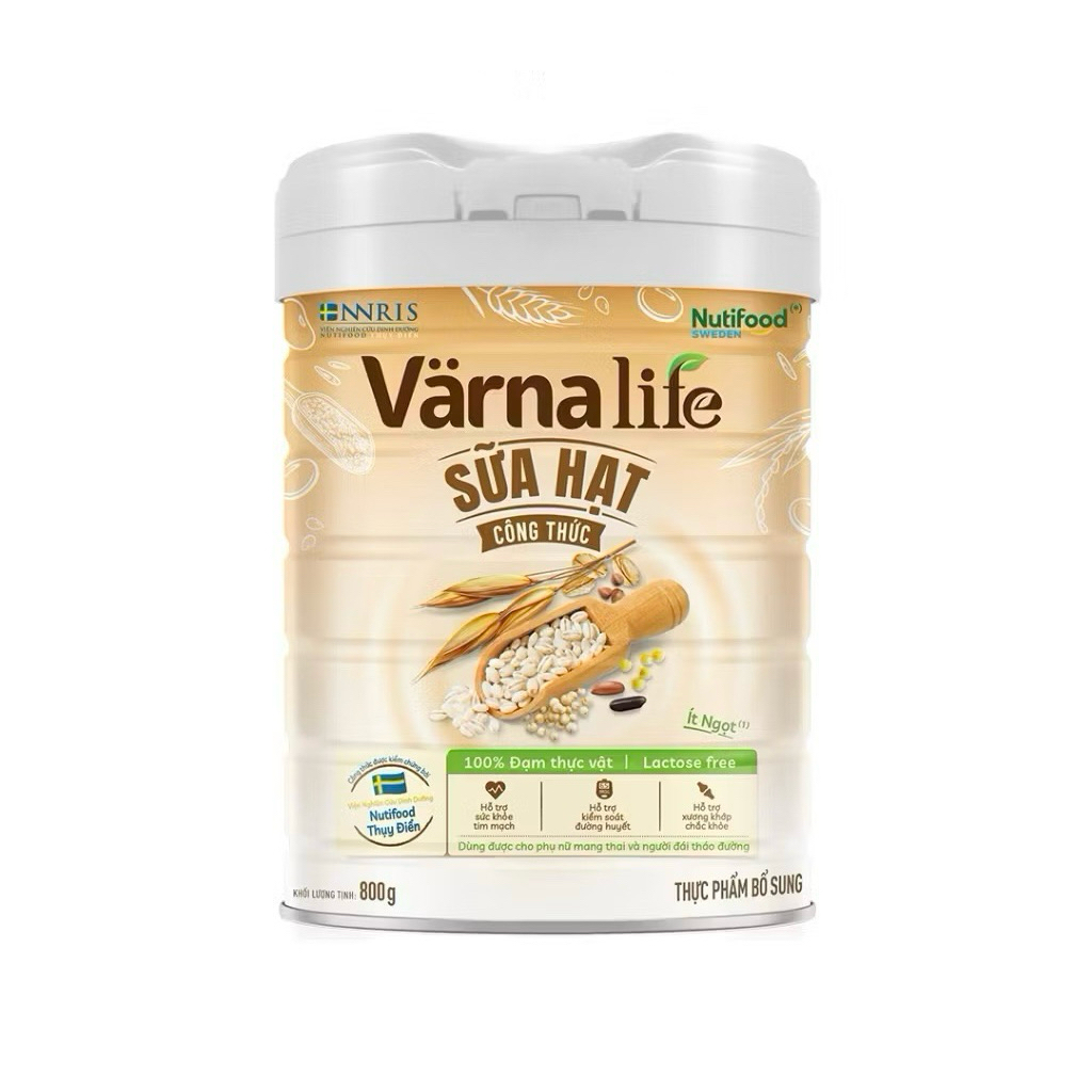 Sữa Hạt Varna Life Nutifood lon 800g