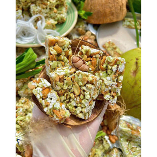 500gr Cốm Đậu Phộng Lá Dứa
