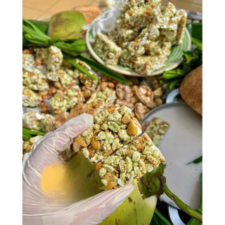 500gr Cốm Đậu Phộng Lá Dứa