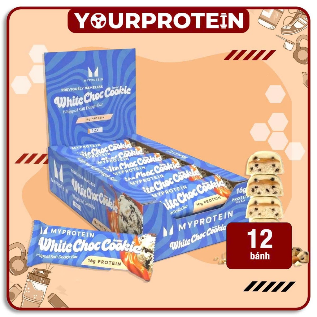 Myprotein - Bánh protein THE MYPROTEIN BAR - Hộp 12 bánh