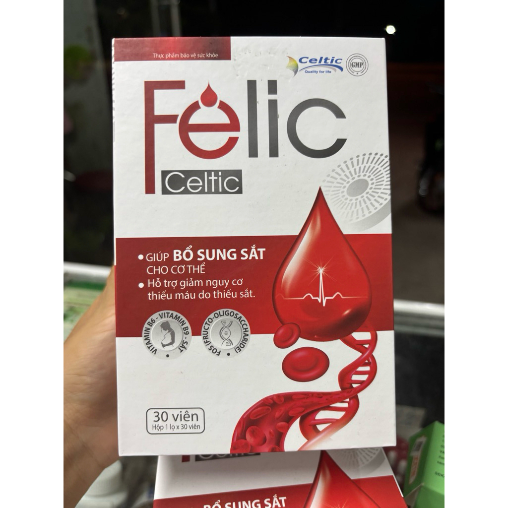 Viên sắt bổ máu Felic celtic