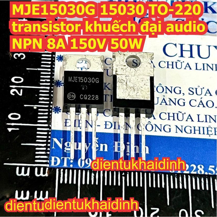 5 con MJE15030G MJE15030 15030 MJE15031G MJE15031 15031 TO-220 transistor khuếch đại audio NPN PNP 4