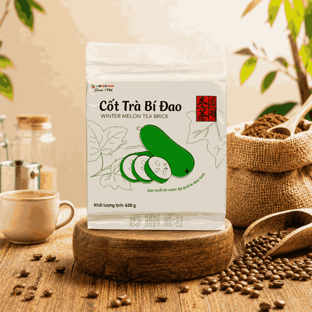 Cốt Trà Bí Đao Wonderful 600g - Cốt Pha Trà Bí Đao, Syrup Bí Đao Pha Chế Đồ Uống Tiện Lợi