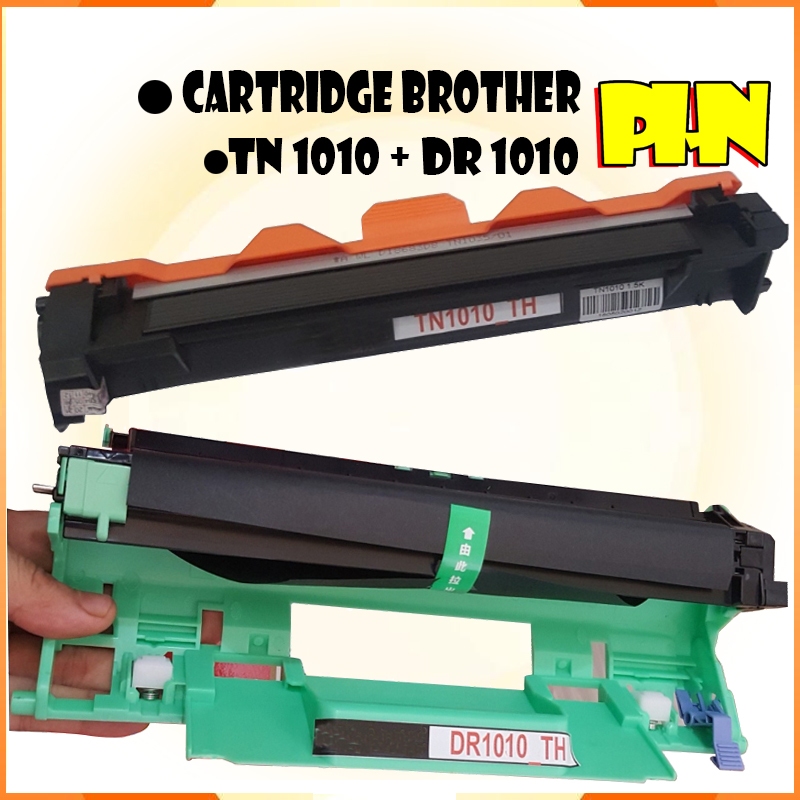 Hộp mực Brother DCP 1514 mã TN1010/DR1010, TN1111/DR1111, DR1018/TN1018 có sẵn mực in và trống drum.