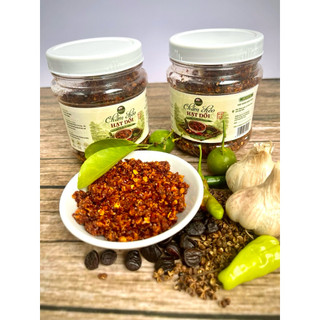 Chẩm Chéo Hạt Dổi SIÊU CAY Lọ 250g ( Gia Vị Chấm)