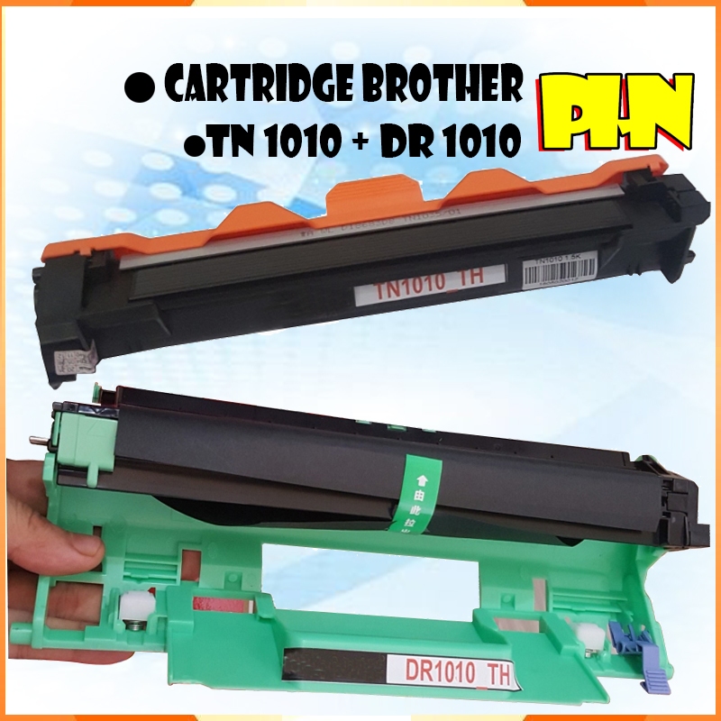 Hộp mực Brother MFC 1900 mã TN1010/DR1010, TN1111/DR1111, DR1018/TN1018 có sẵn mực in và trống drum.