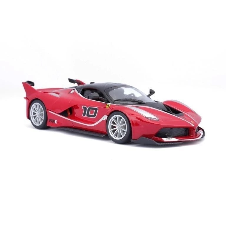 Mô hình xe Ferrari FXX K racing No.10 Rosso red tỉ lệ 1:24 Bburago 18-26301 OT24057