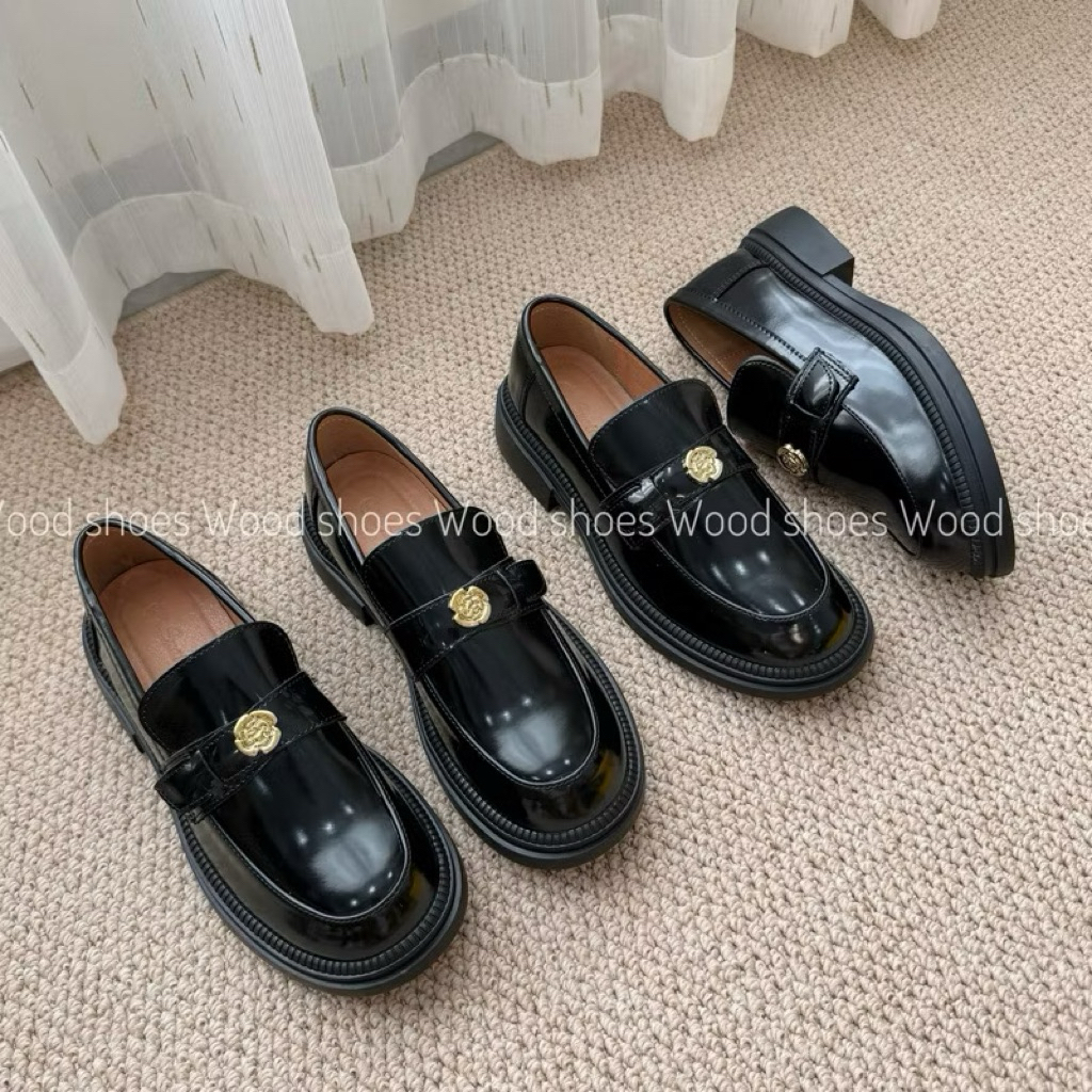 Pass giày Oxford đế cao 3.5cm QCCC [Wood shoes]