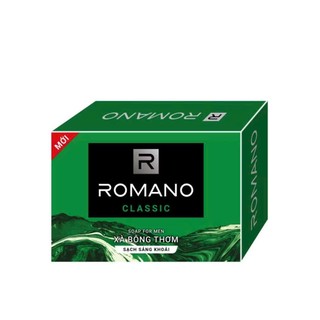 Xà Bông Thơm Romano Classic 90G – Sạch Da, Khử Mùi Hiệu Quả, Hương Nam Tính