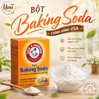 [454GAM] Bột baking soda nguyên chất USA - bột nở đa năng