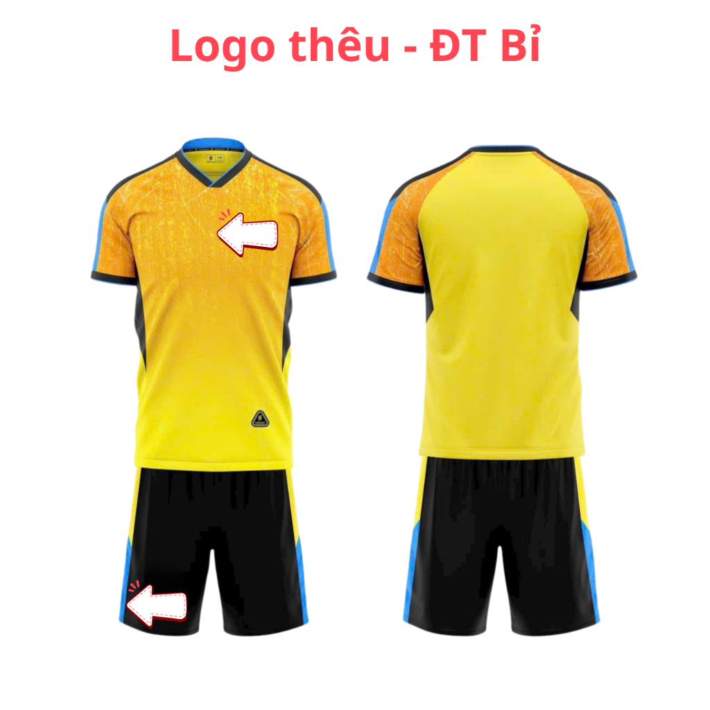Quần Áo Bóng Đá ĐT Bỉ@ vàng - Vải mè SV- In Tên Số Theo Yêu Cầu REINA SPORT
