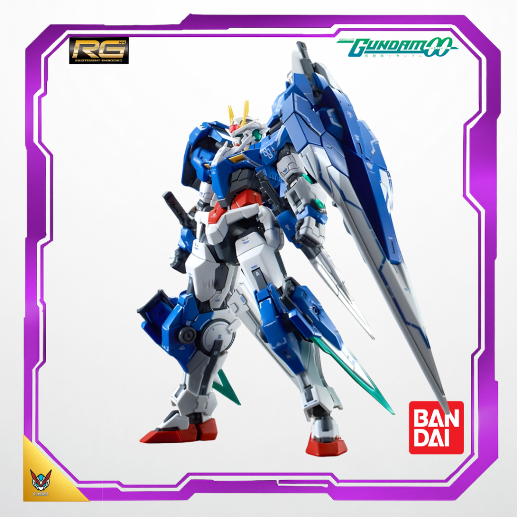 P-Bandai RG 1/144 00 Gundam Seven Swords