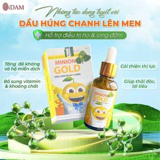 TINH DẦU HÚNG CHANH MINIONE GOLD 30ML - HÀNG CHÍNH HÃNG
