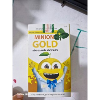 TINH DẦU HÚNG CHANH MINIONE GOLD 30ML - HÀNG CHÍNH HÃNG