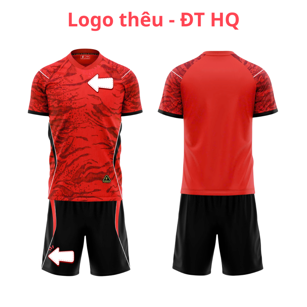 Quần Áo Bóng Đá ĐT Hàn@ Quốc@ đỏ - Vải mè SV- In Tên Số Theo Yêu Cầu REINA SPORT